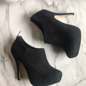 Mix no.6 black suede booties